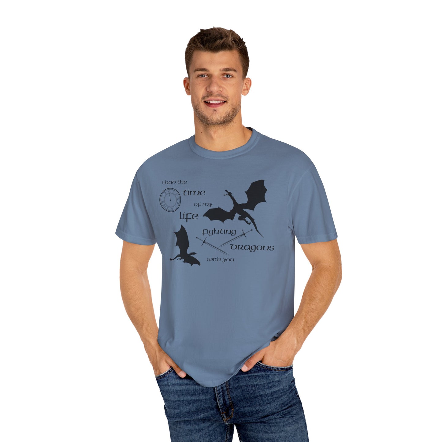 Fighting Dragons With You Comfort Colors Tee
