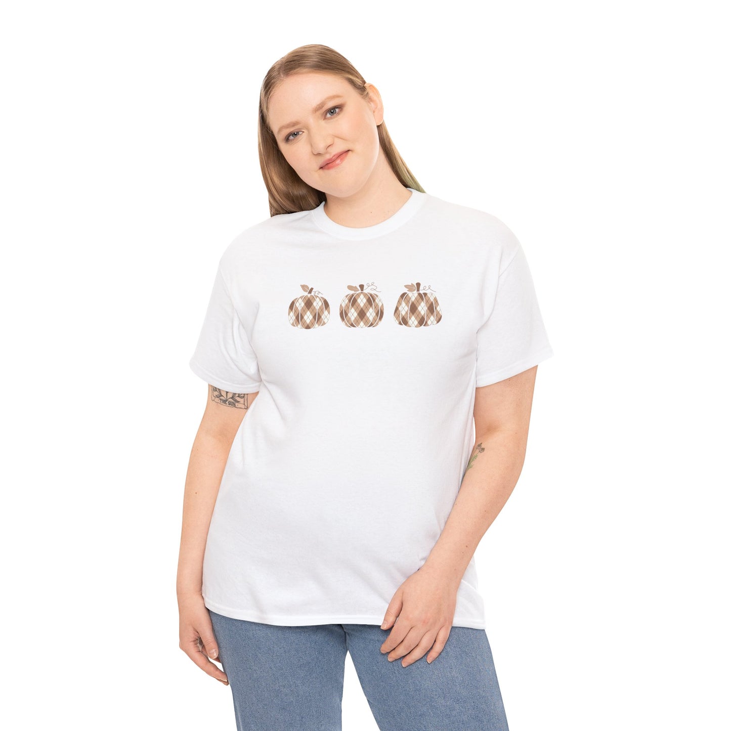 Plaid Pumpkins Unisex Tee