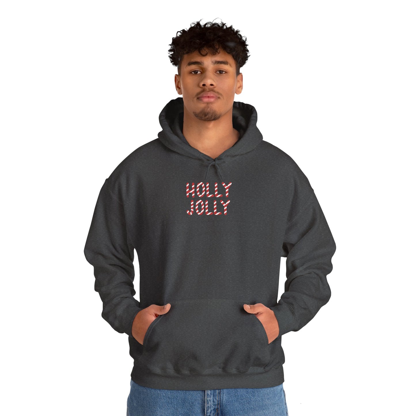 Holly Jolly Candy Cane Unisex Hoodie