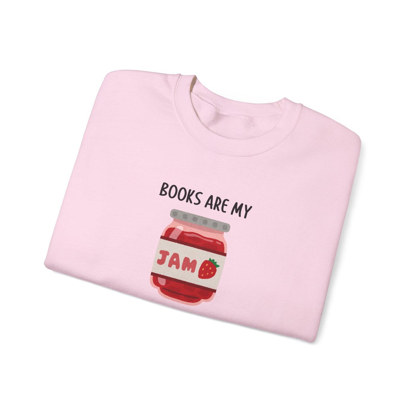 Books Are My Jam Crewneck Sweatshirt
