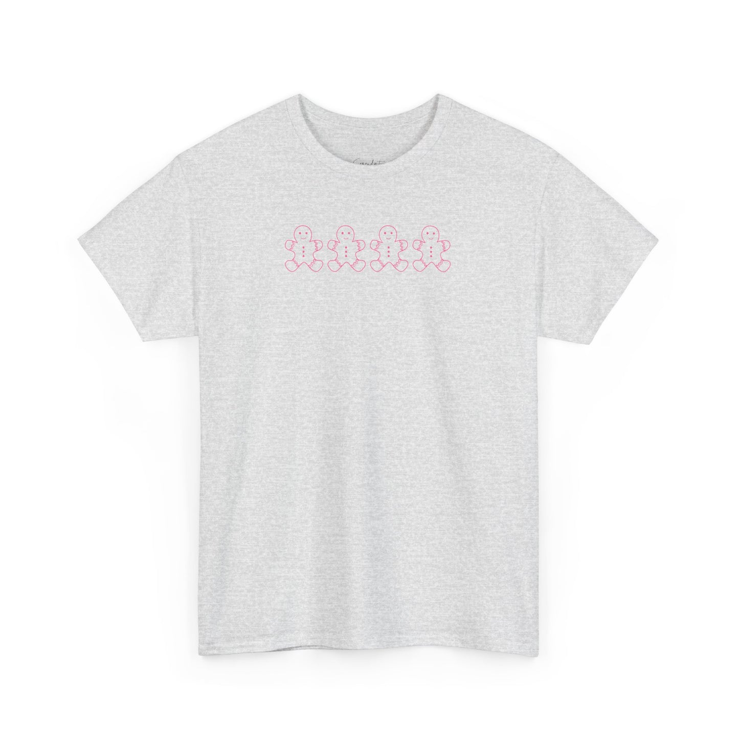 Pink Gingerbread Men Unisex Tee