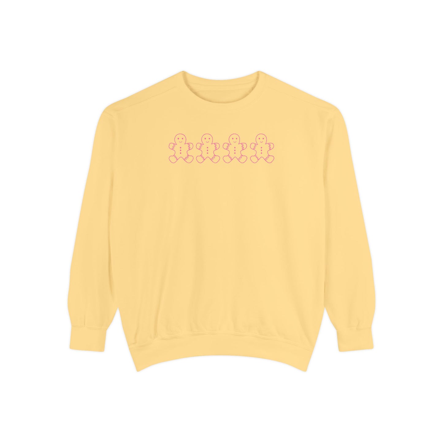 Pink Gingerbread Comfort Colors Sweatshirt