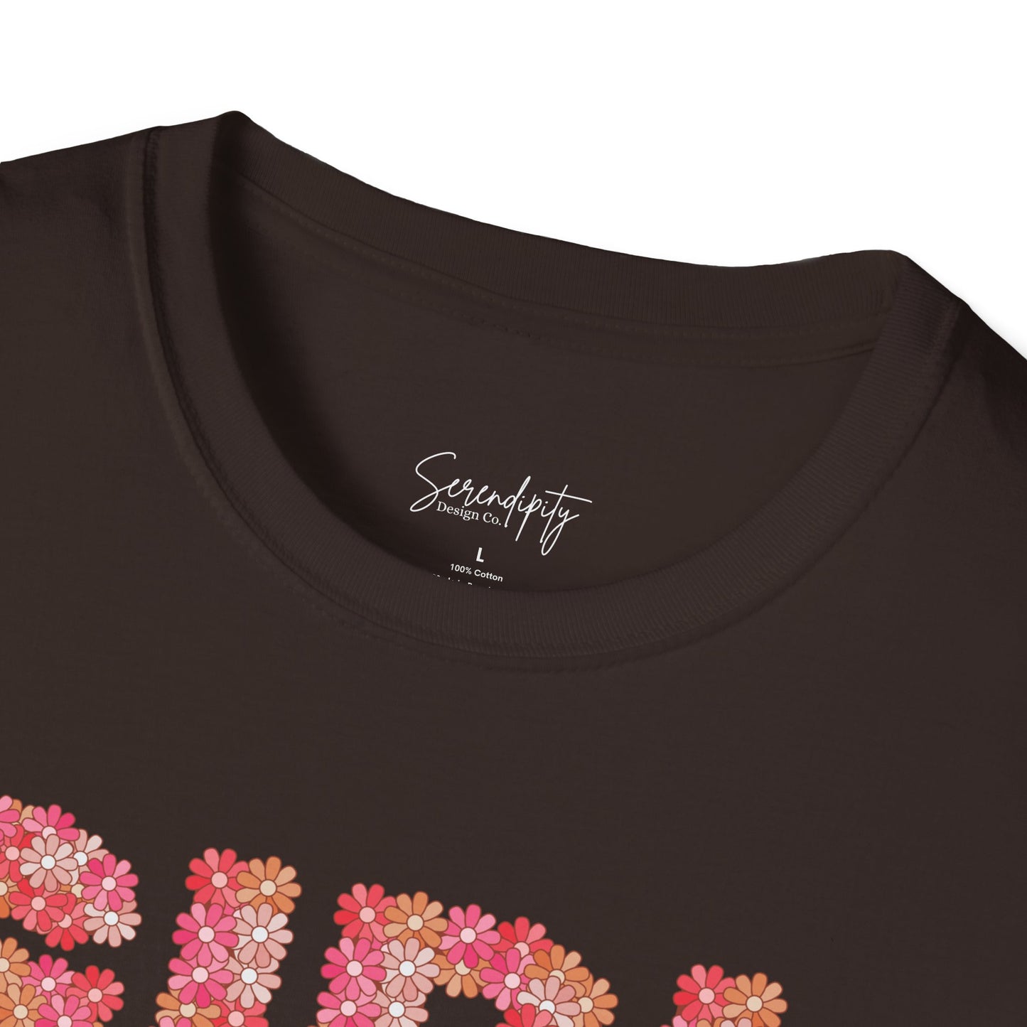 Girl Mama Retro Floral Soft Style Tee