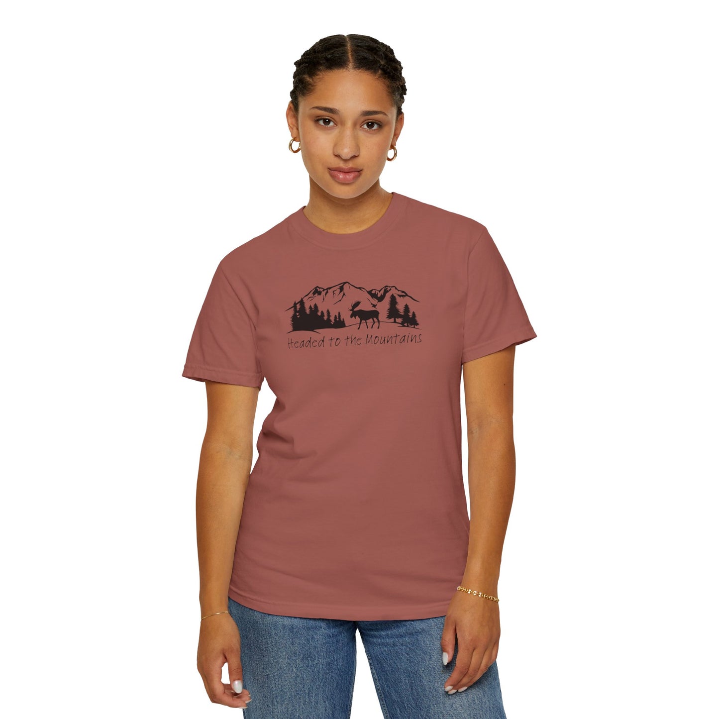 Headed to the Mountains Comfort Colors Tee