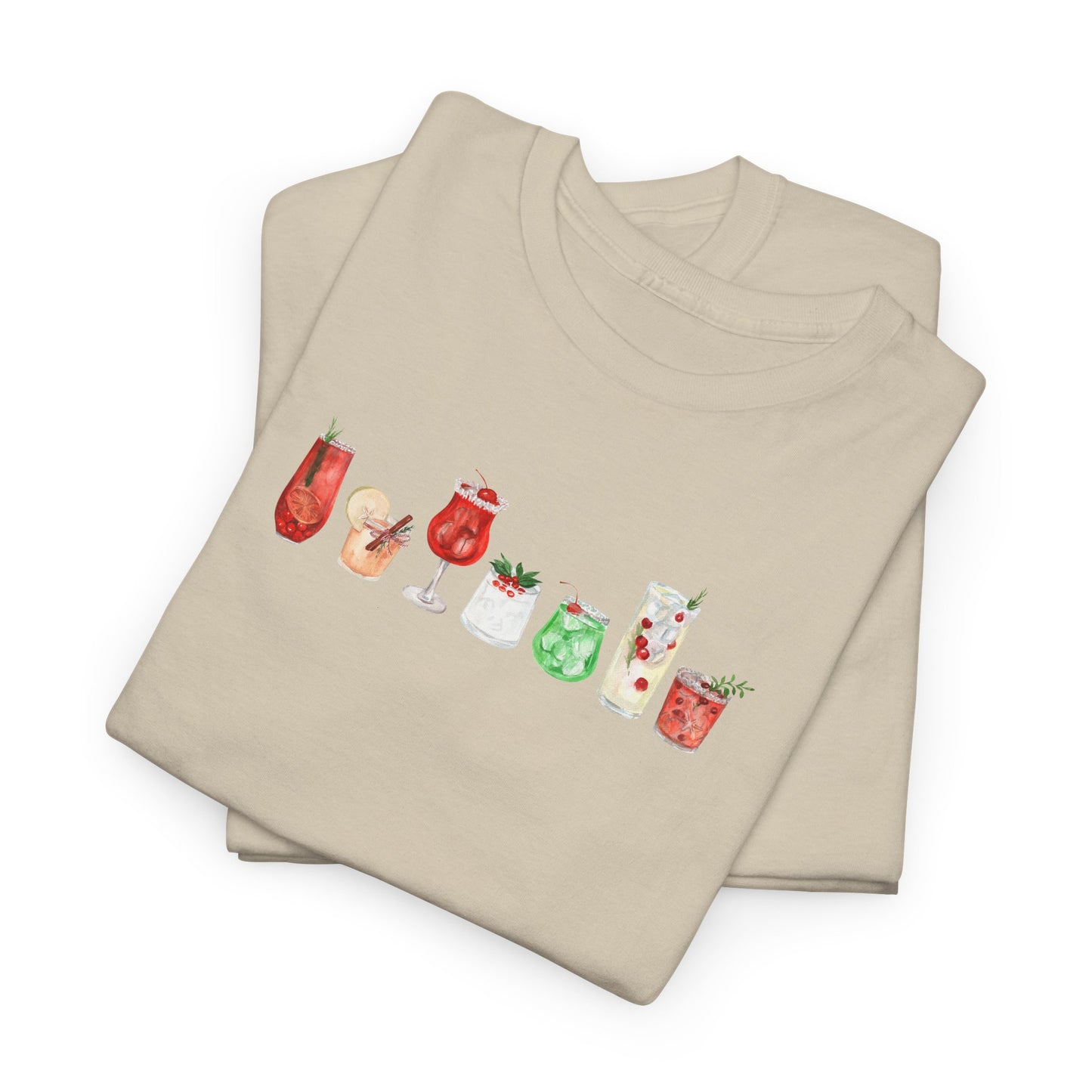 Christmas Cocktails Unisex Tee