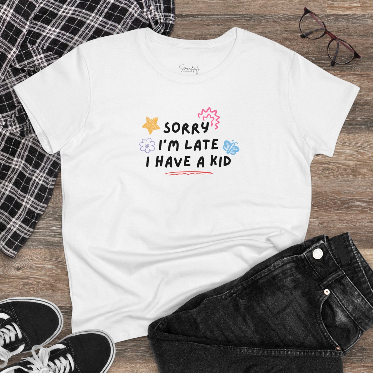 Sorry I'm Late I Have a Kid Baby Tee