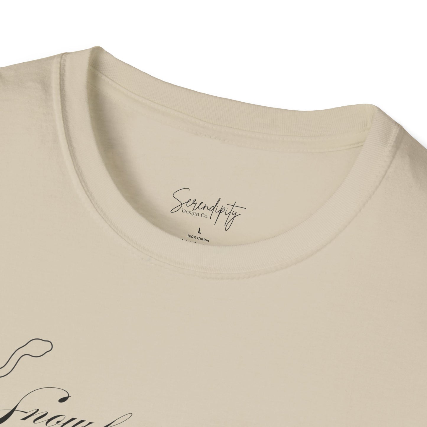 Snow Lands On Top Soft Style Tee