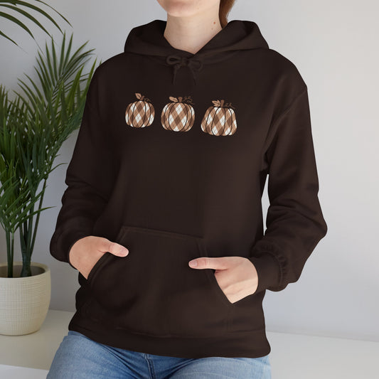 Plaid Pumpkins Unisex Hoodie