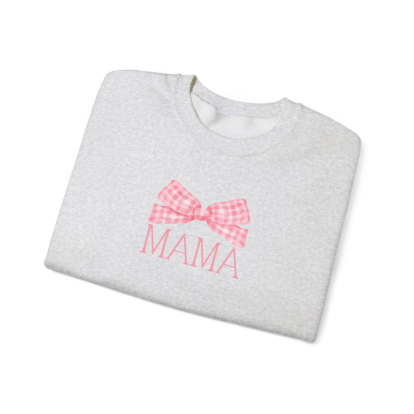 Mama Bow Pink Unisex Crewneck