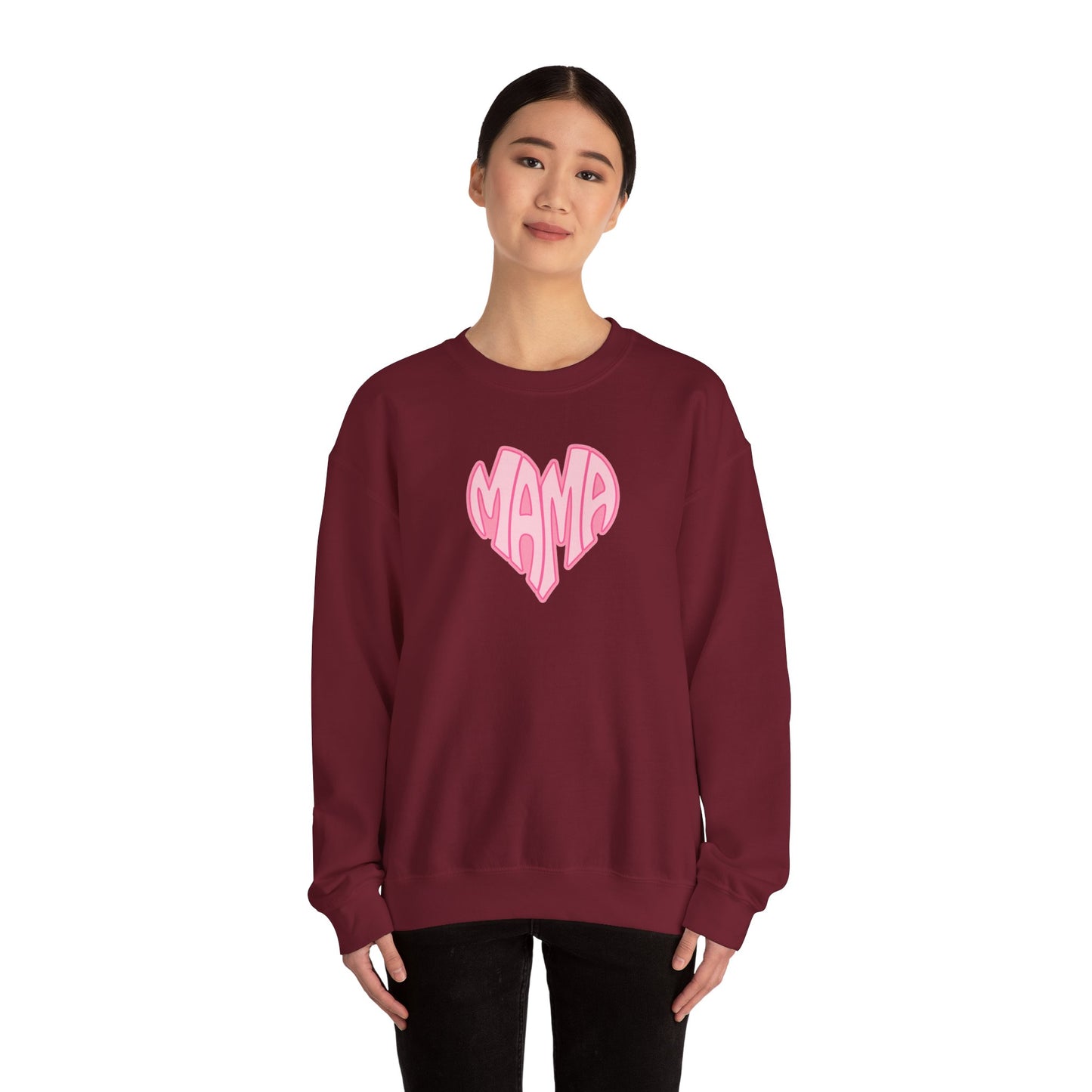Mama Heart Crewneck Sweatshirt
