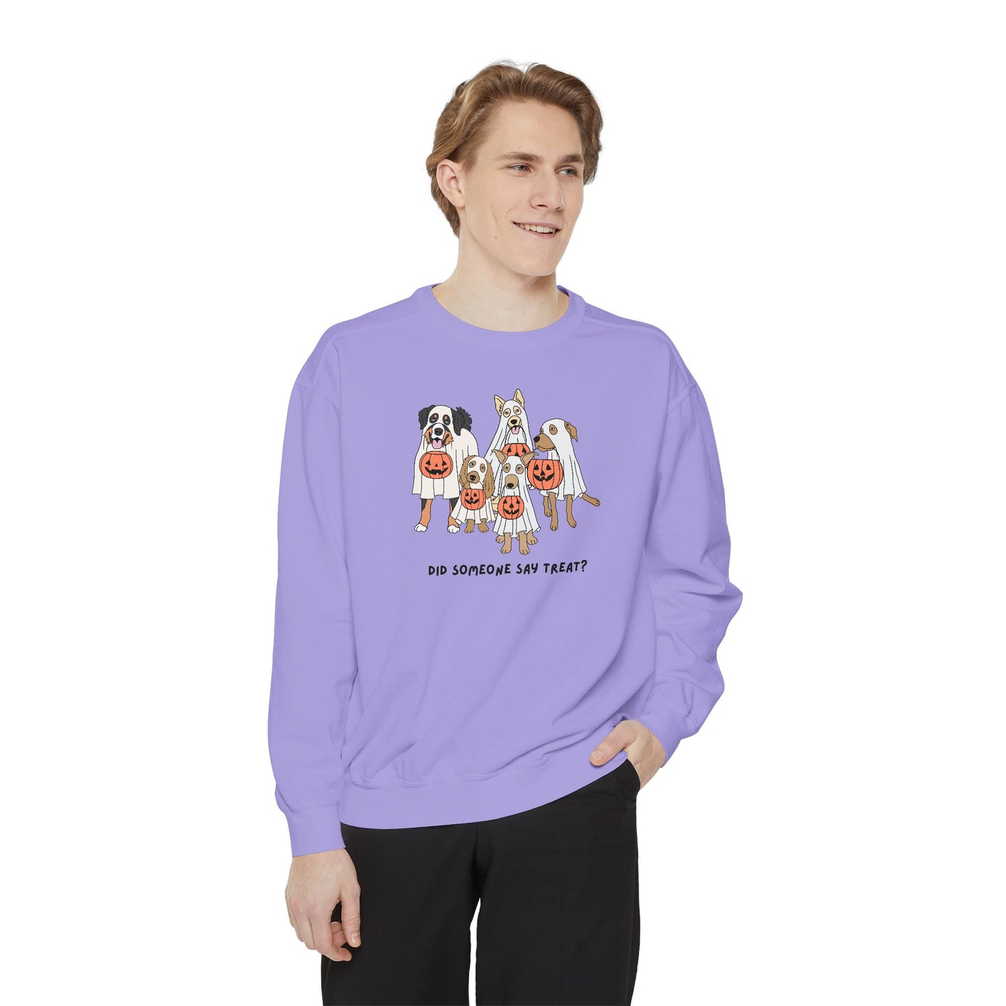 Did Someone Say Treat? Comfort Colors Sweatshirt