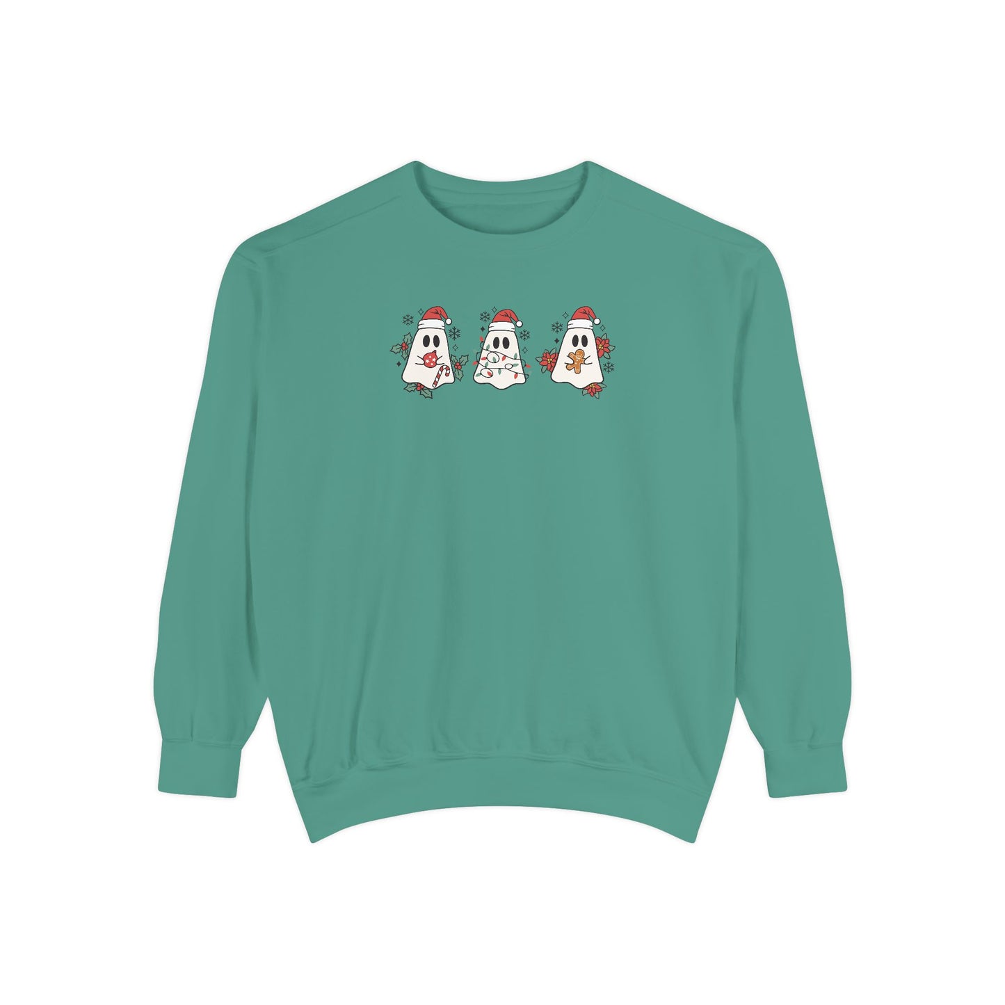 Christmas Ghosties Comfort Colors Sweatshirt