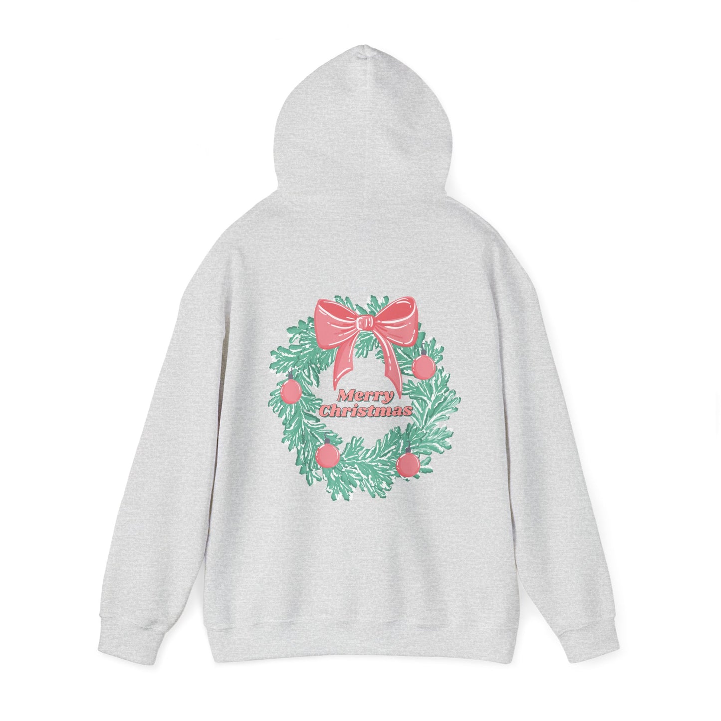 Ho Ho Ho Merry Christmas Wreath Unisex Hoodie