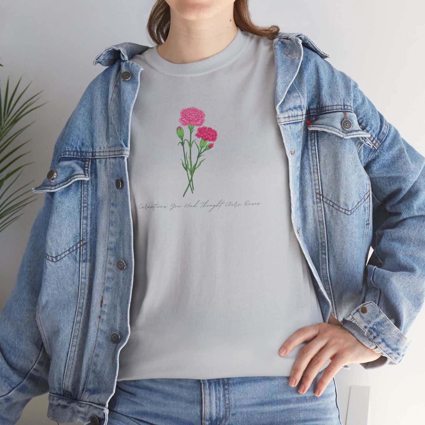 Carnations You Had Thought Were Roses Unisex Tee