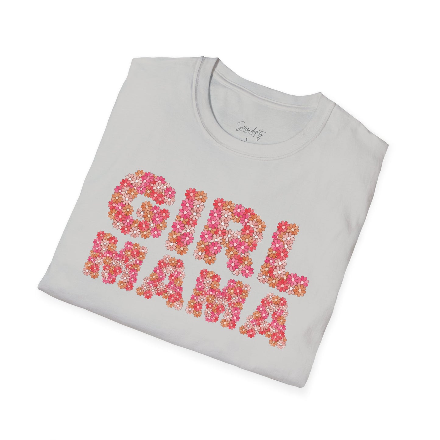 Girl Mama Retro Floral Soft Style Tee