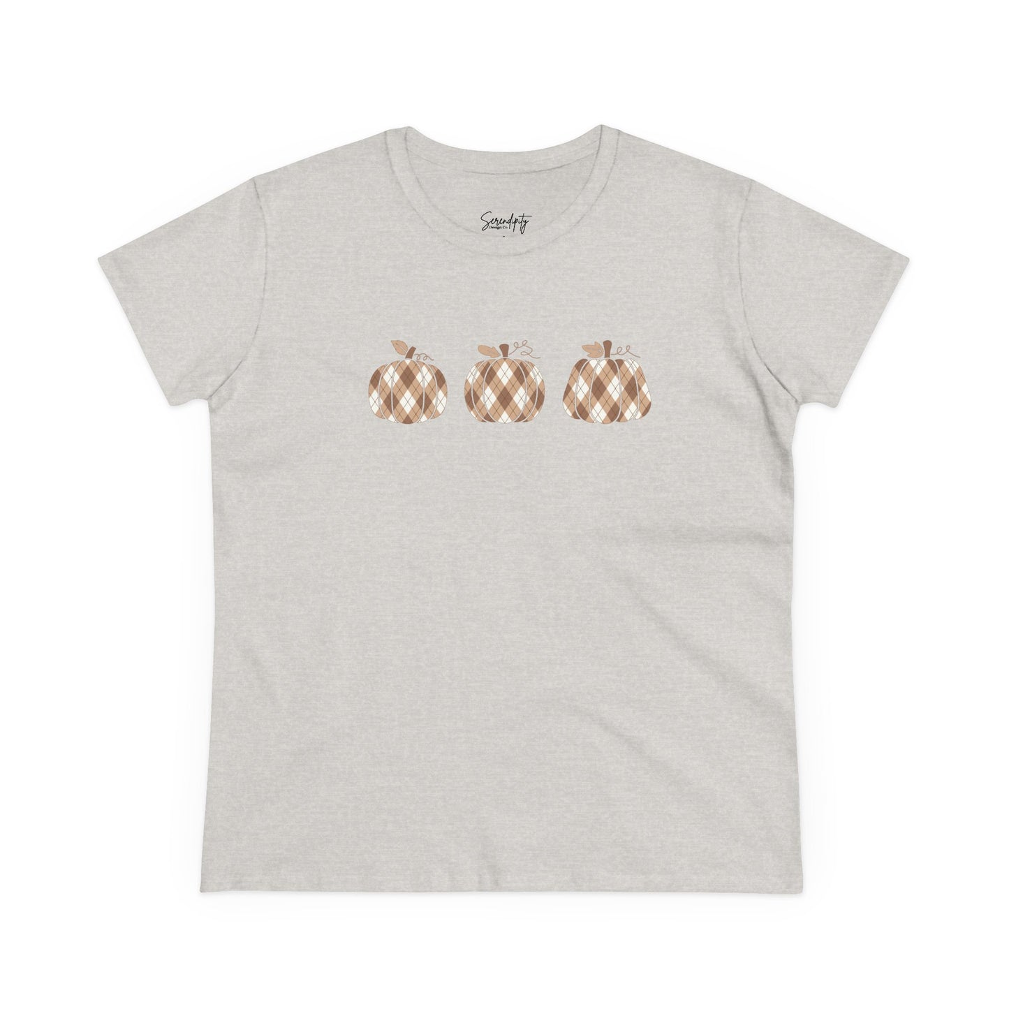 Plaid Pumpkins Baby Tee