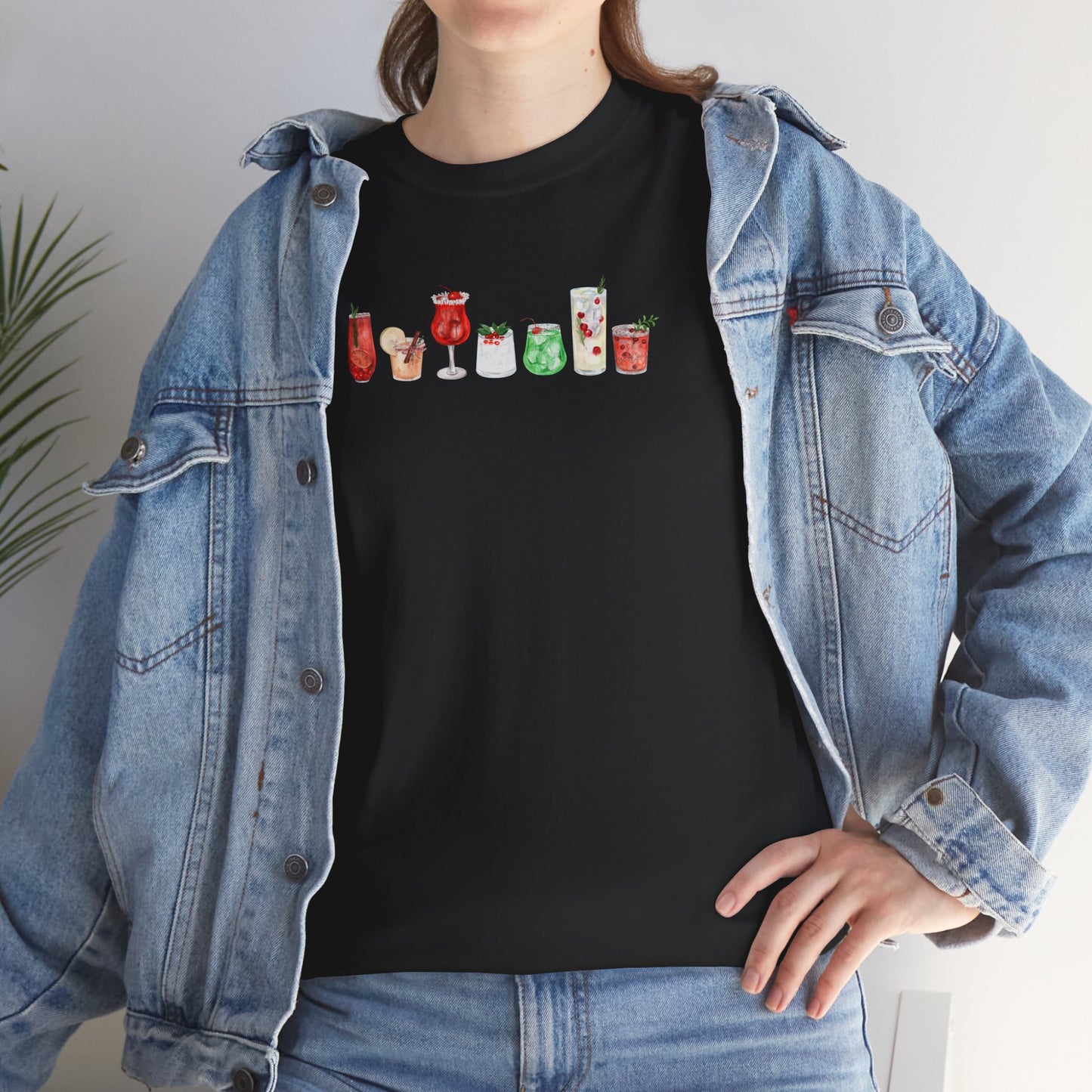 Christmas Cocktails Unisex Tee