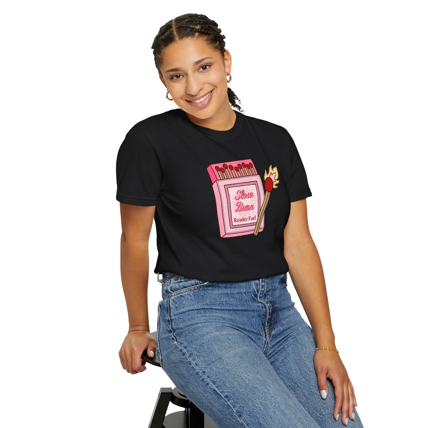 Slow Burn Matches Comfort Colors Tee