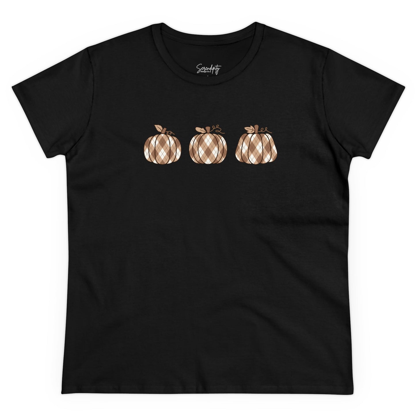 Plaid Pumpkins Baby Tee