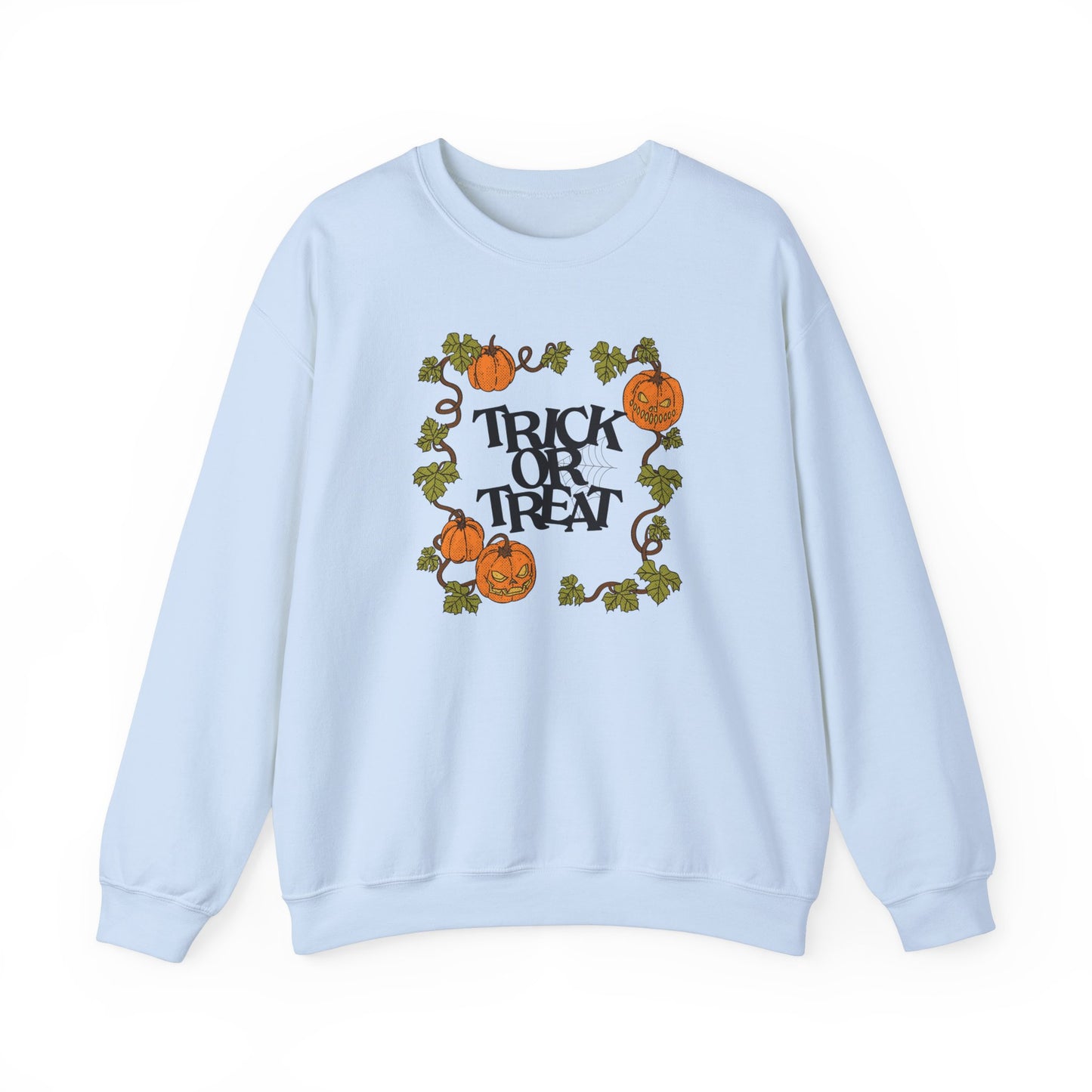 Vintage Pumpkins Trick or Treat Unisex Crewneck