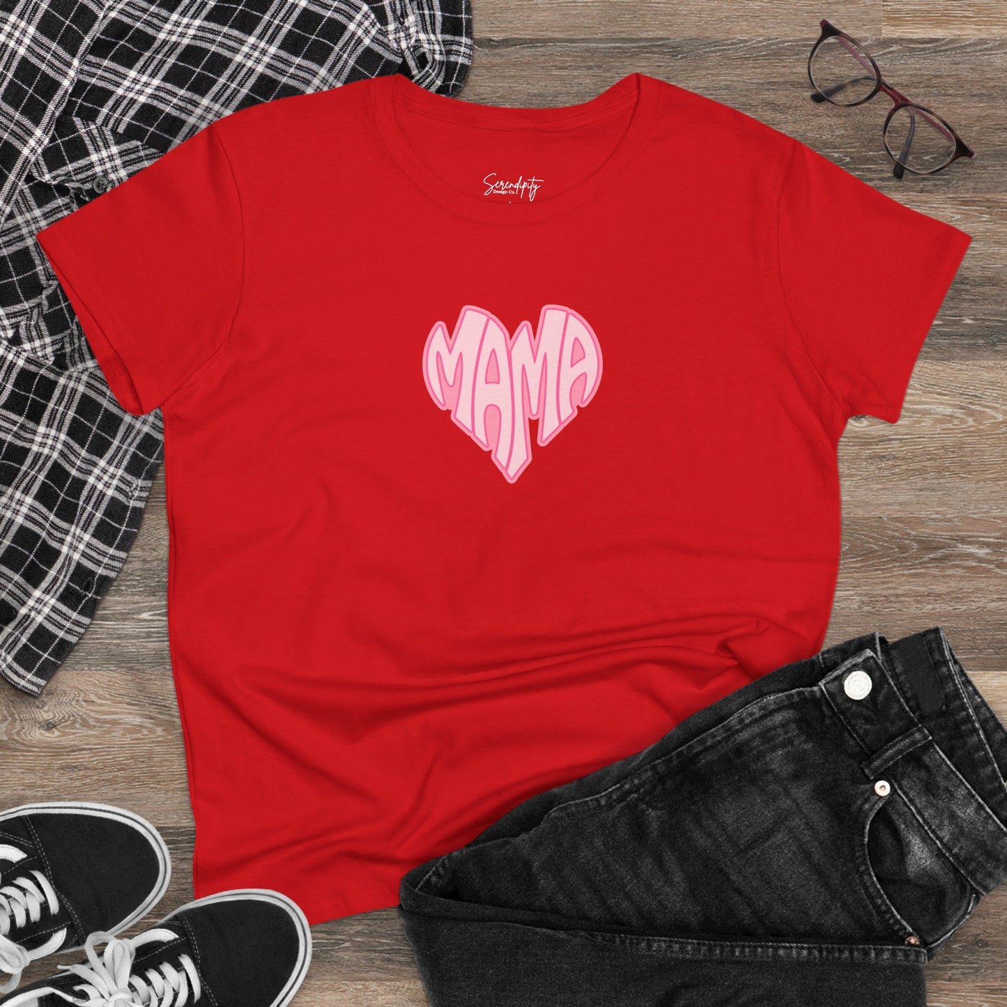 Mama Heart Baby Tee