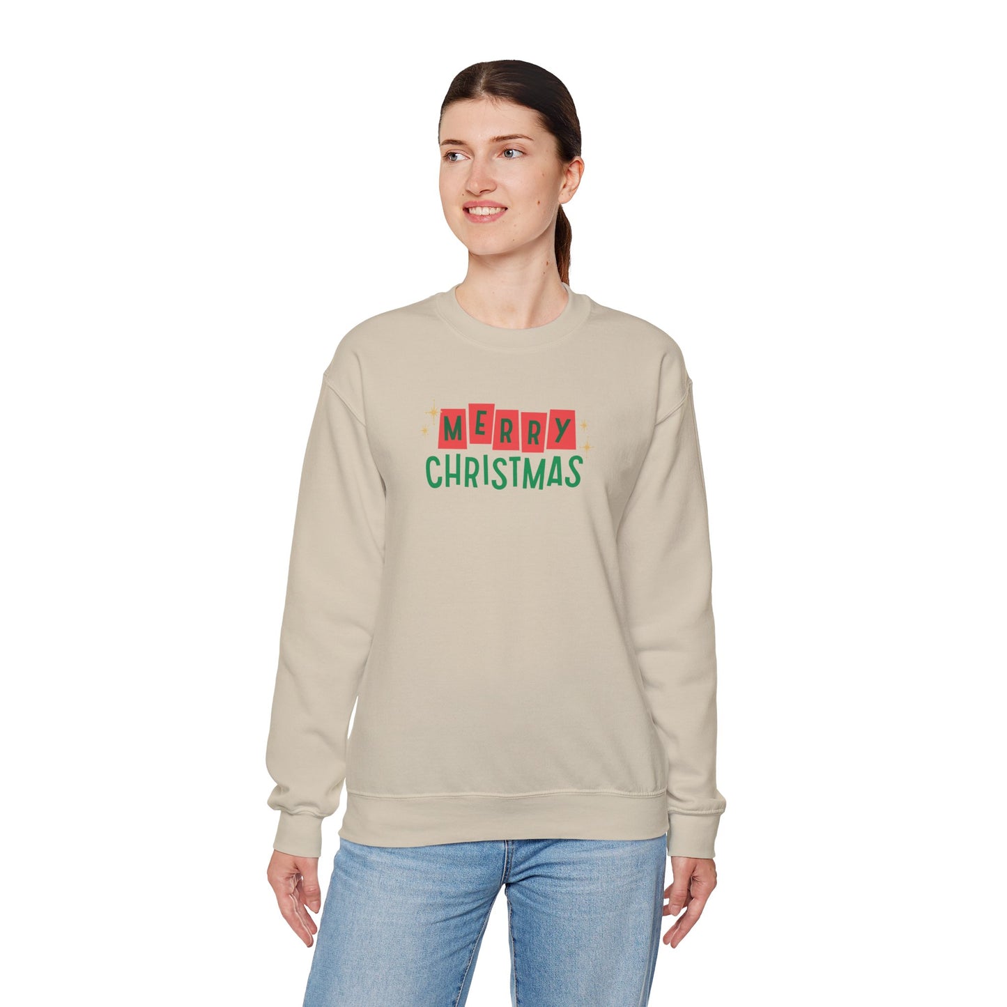 Retro Merry Christmas Unisex Crewneck