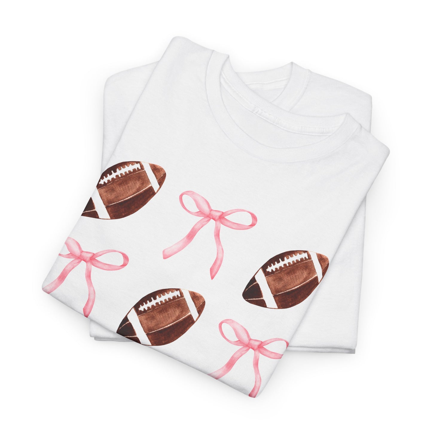 Football Bows Unisex Tee