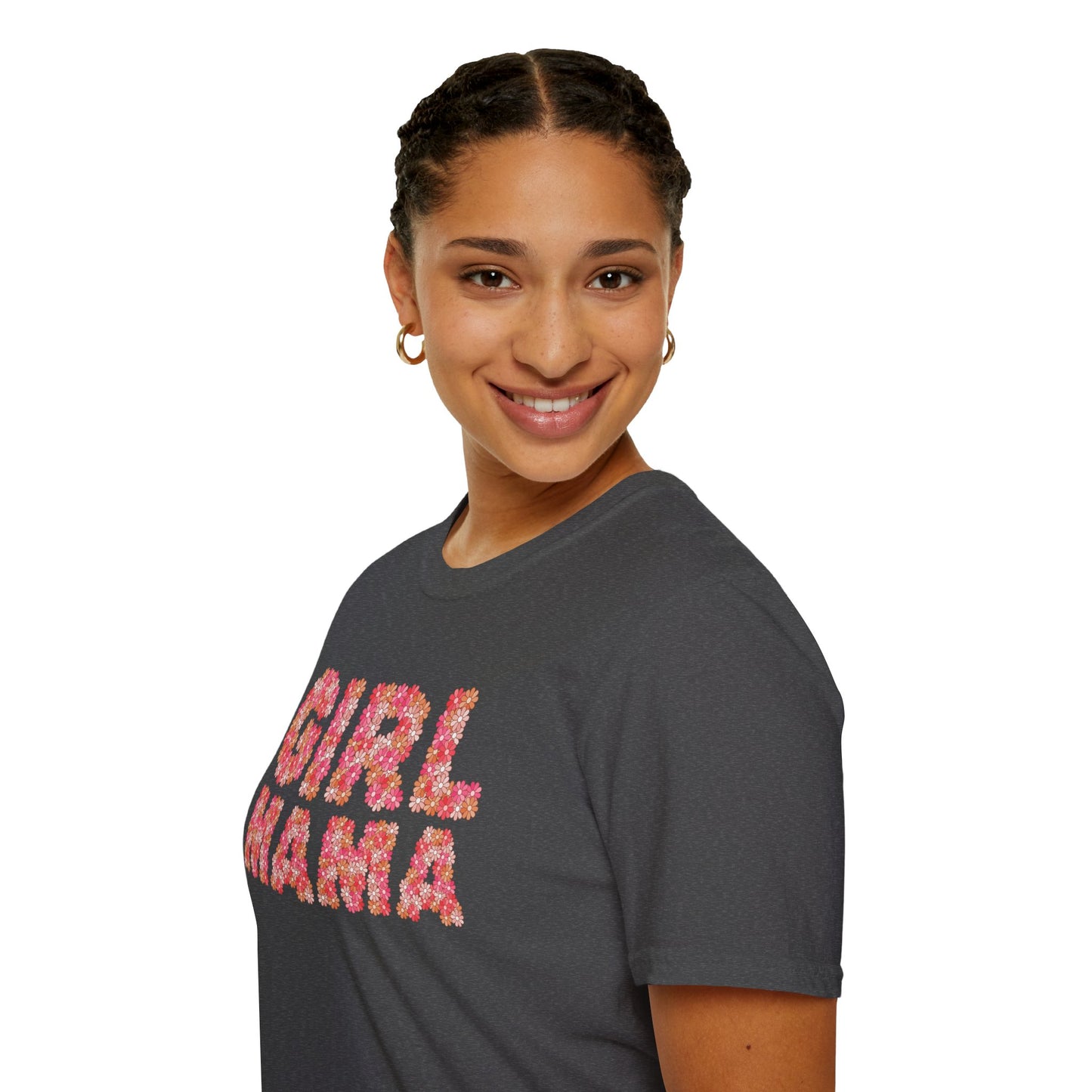 Girl Mama Retro Floral Soft Style Tee