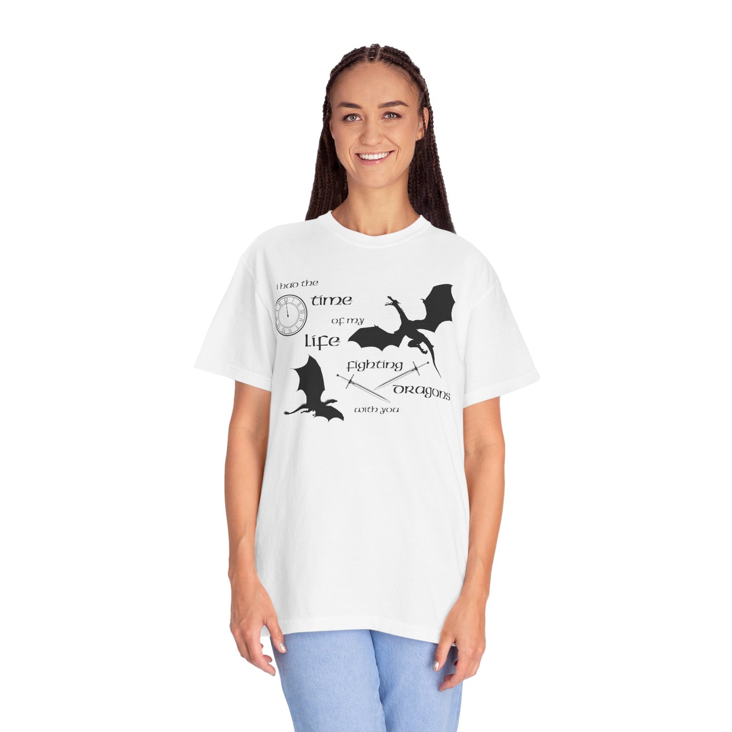 Fighting Dragons With You Comfort Colors Tee