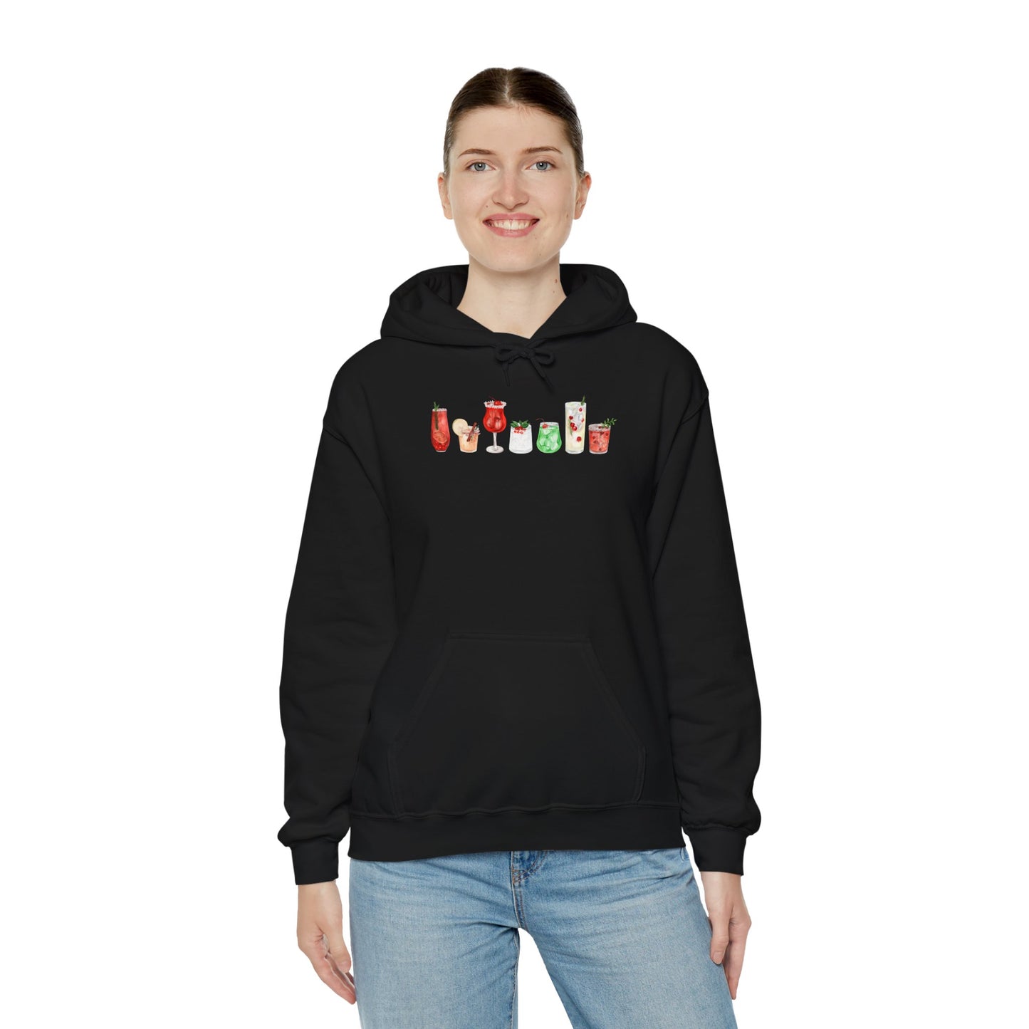 Christmas Cocktails Unisex Hoodie