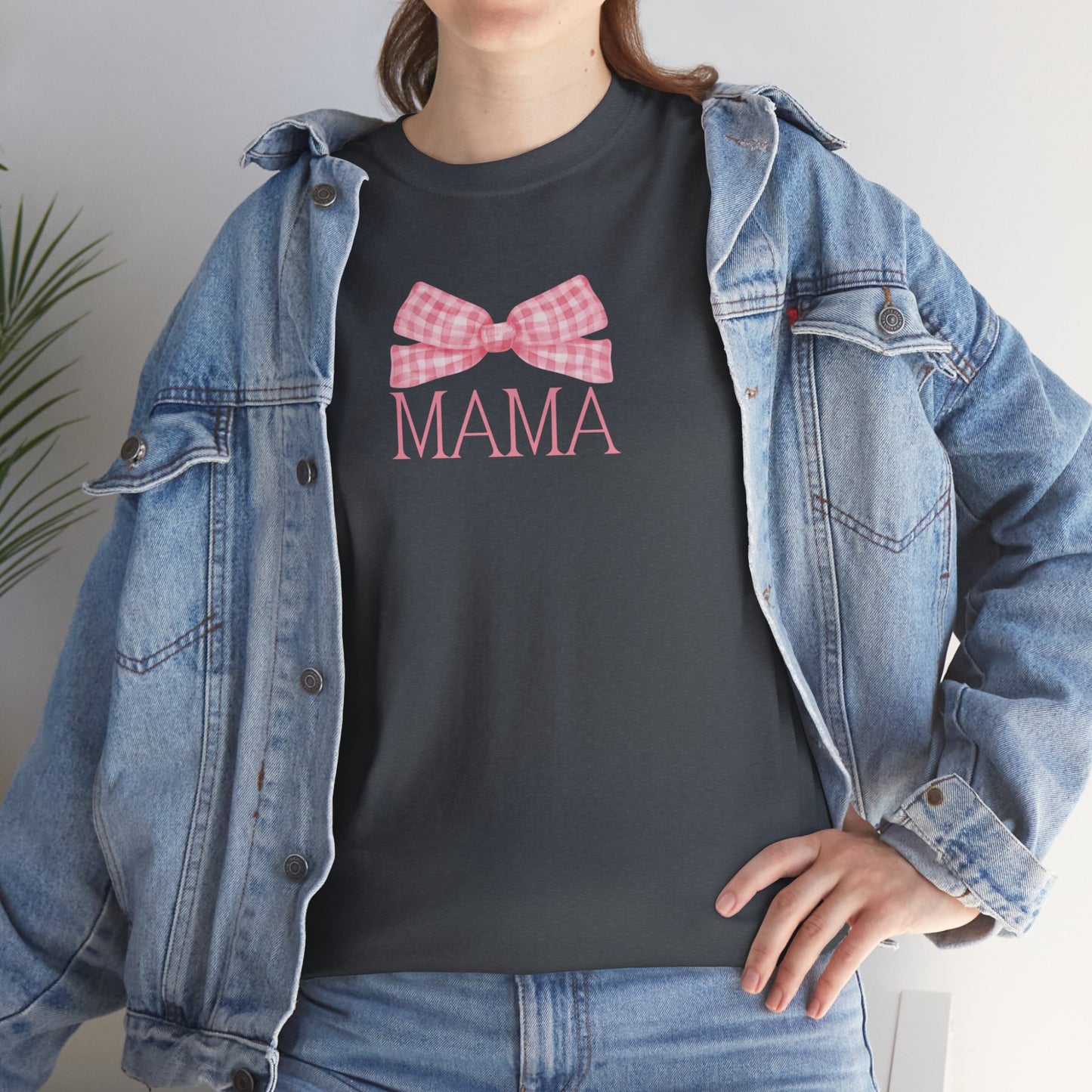 Mama Pink Bow Unisex Tee