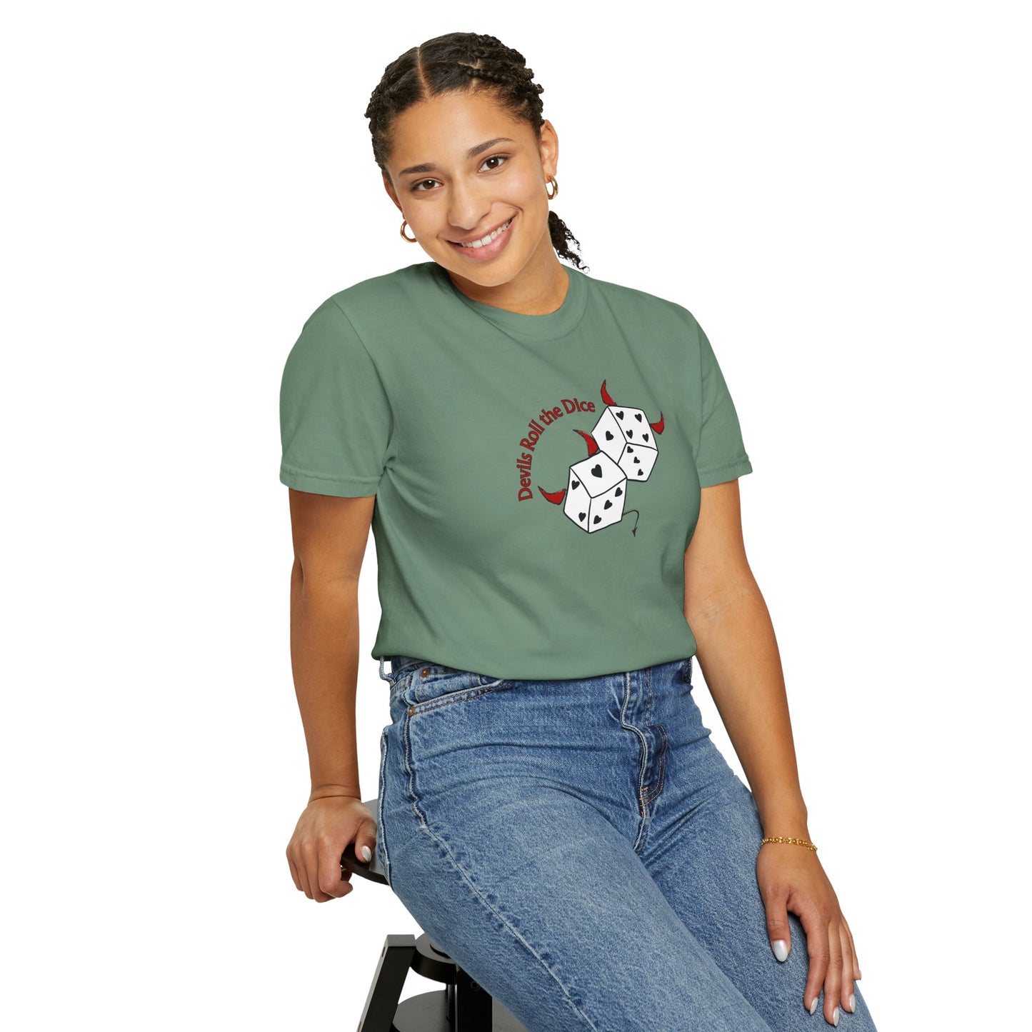 Devils Roll The Dice Comfort Colors Tee