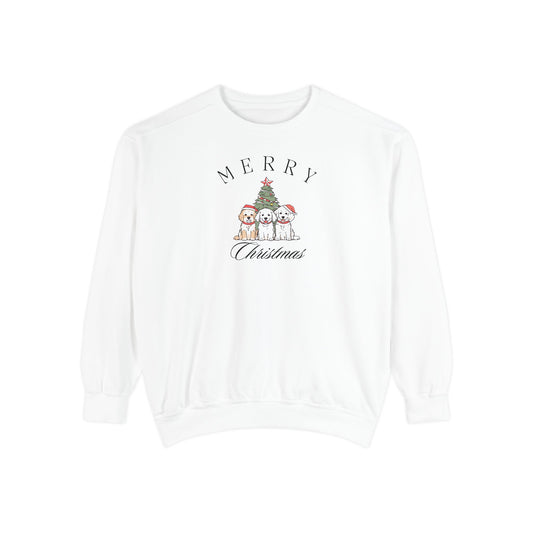 Merry Christmas Comfort Colors Sweatshirt