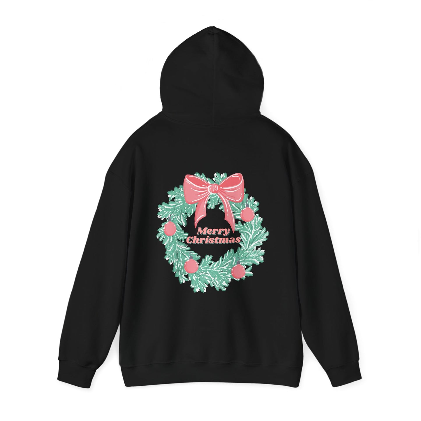 Ho Ho Ho Merry Christmas Wreath Unisex Hoodie