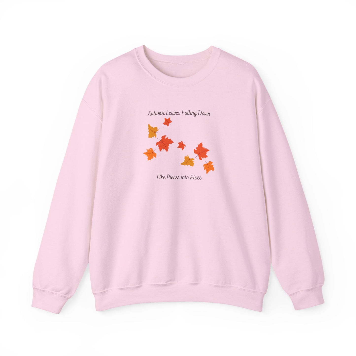 Autumn Leaves Falling Down Crewneck Sweatshirt