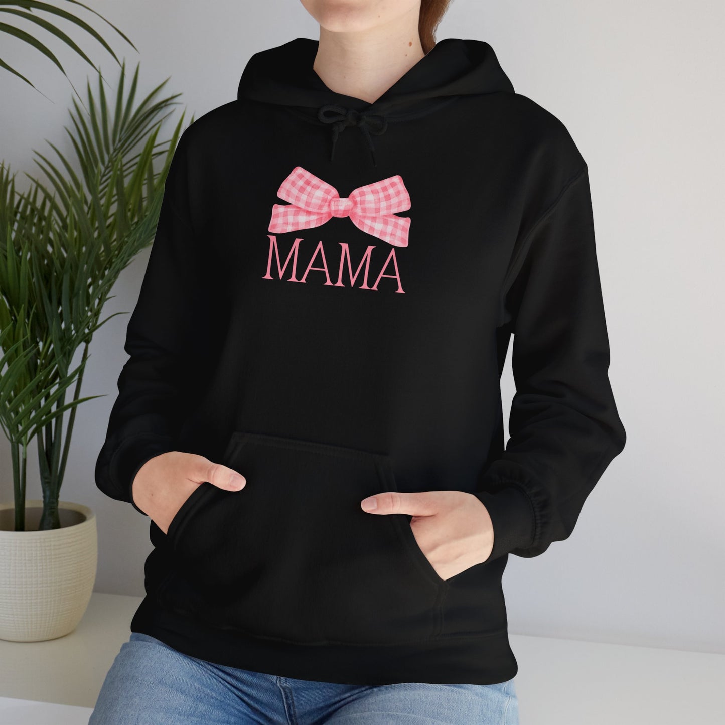 Mama Bow Pink Unisex Hoodie