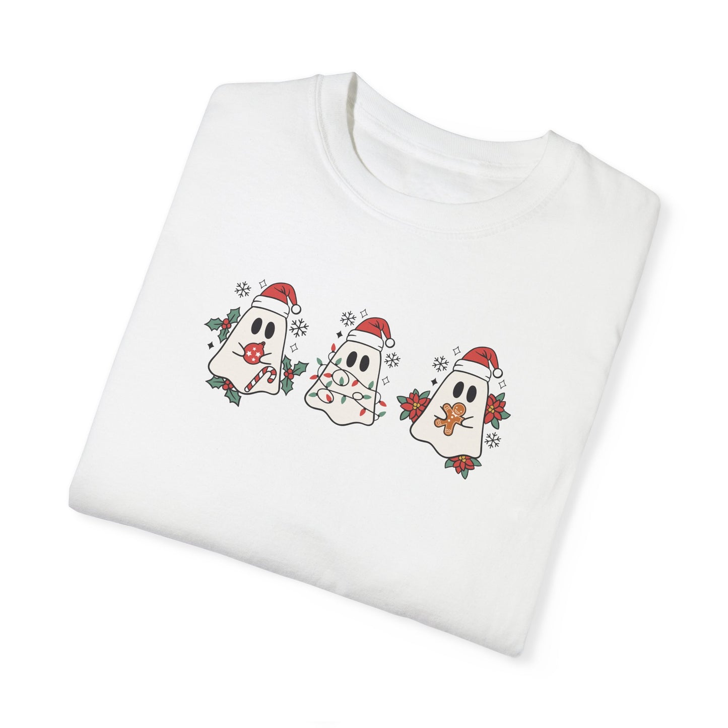 Christmas Ghosties Comfort Colors Tee