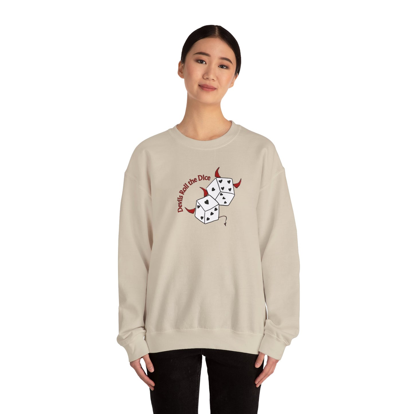 Devils Roll The Dice Unisex Crewneck