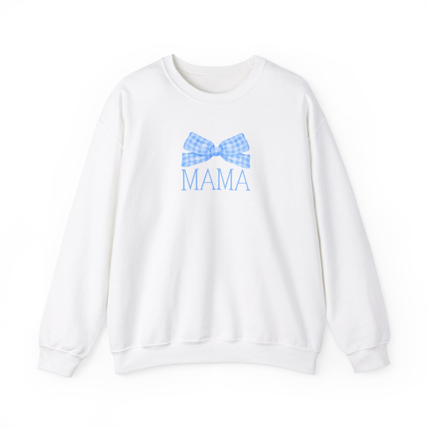 Mama Bow Blue Unisex Crewneck