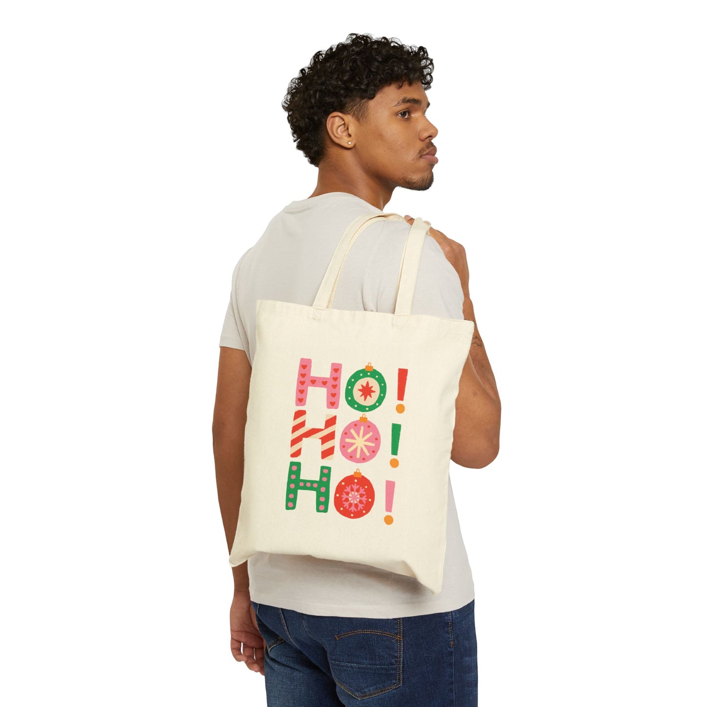 Ho Ho Ho Ornaments Tote Bag