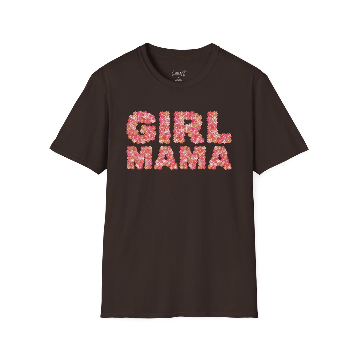 Girl Mama Retro Floral Soft Style Tee