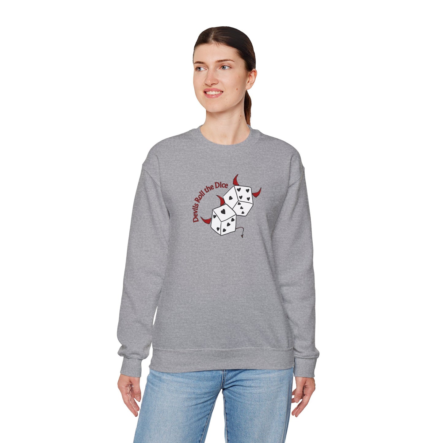 Devils Roll The Dice Unisex Crewneck