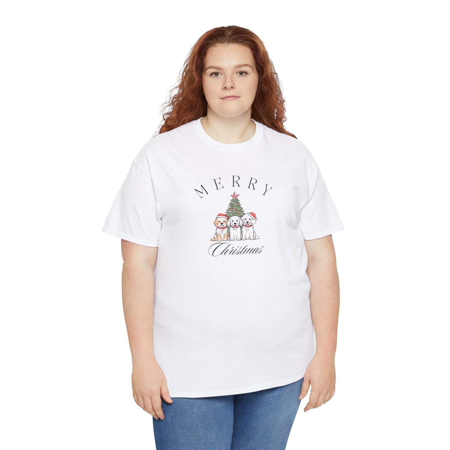 Merry Christmas Puppies Unisex Tee