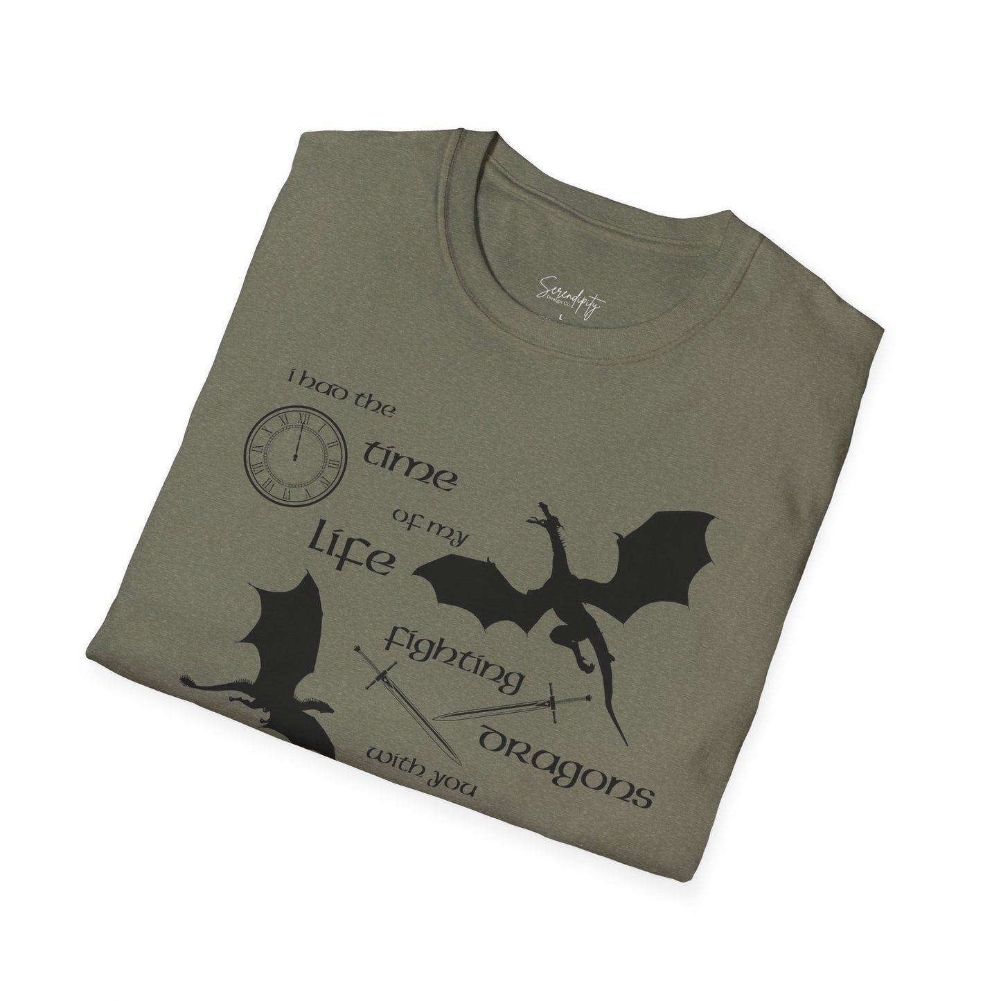 Fighting Dragons With You Soft Style Tee