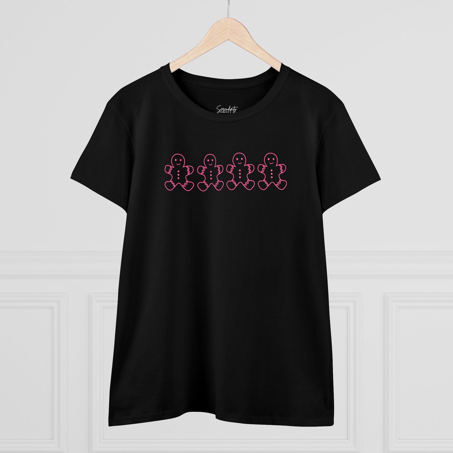 Pink Gingerbread Baby Tee