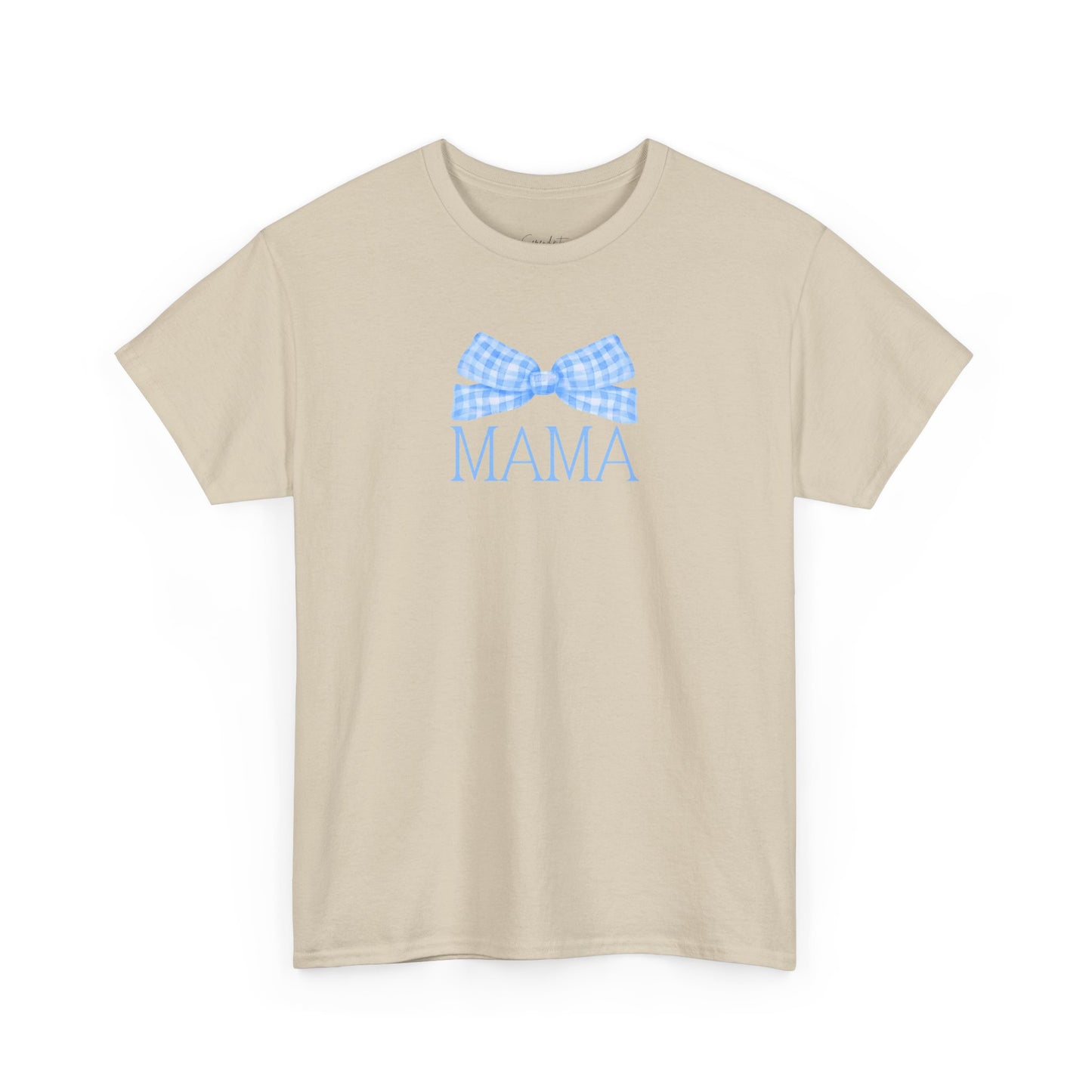 Mama Blue Bow Unisex Tee