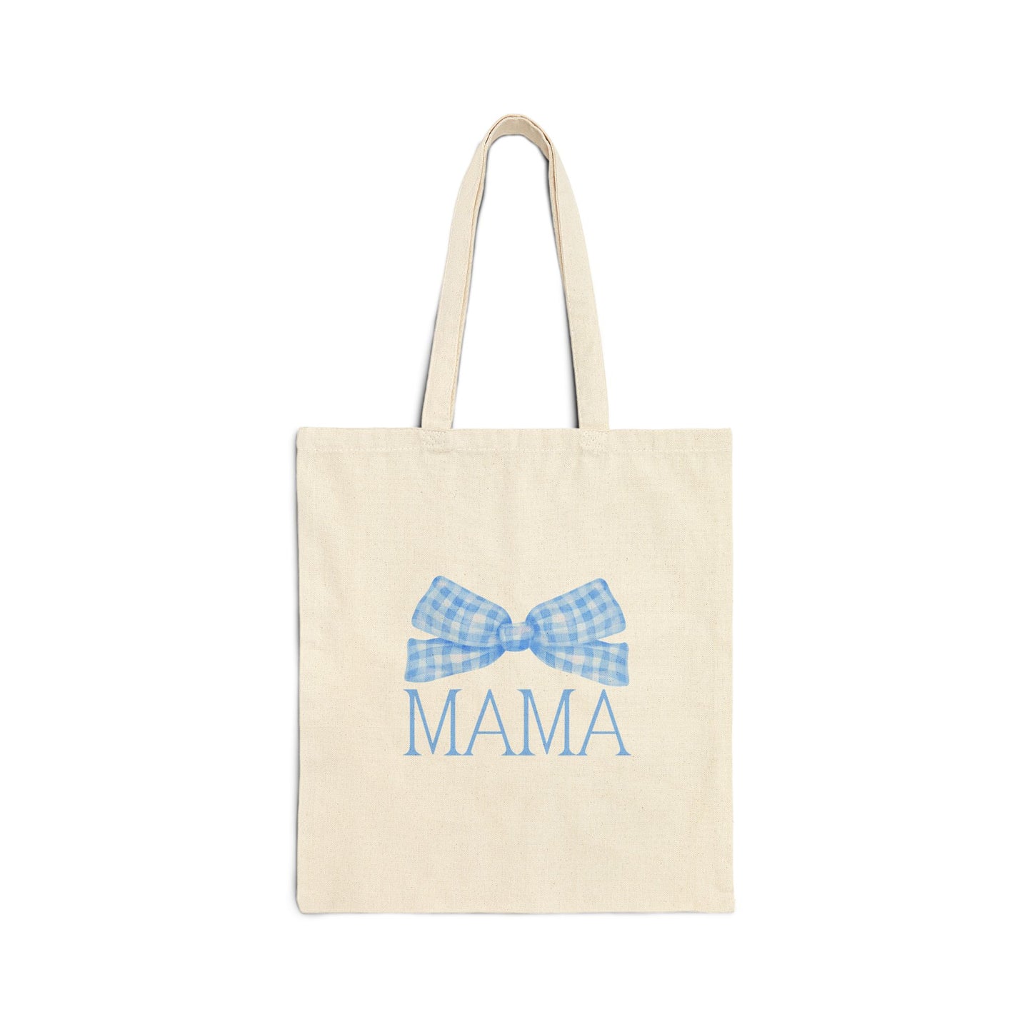 Mama Bow Blue Tote Bag