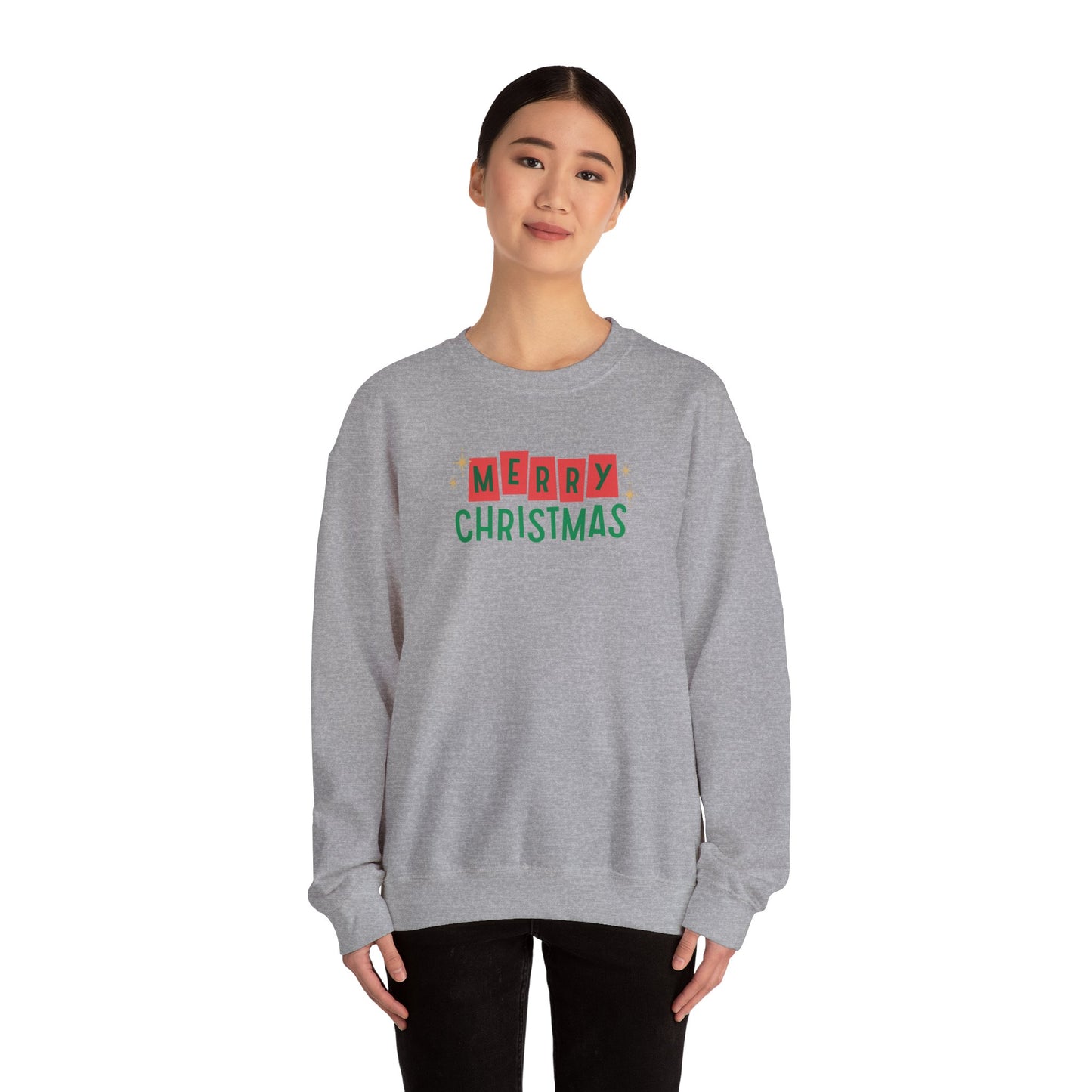 Retro Merry Christmas Unisex Crewneck