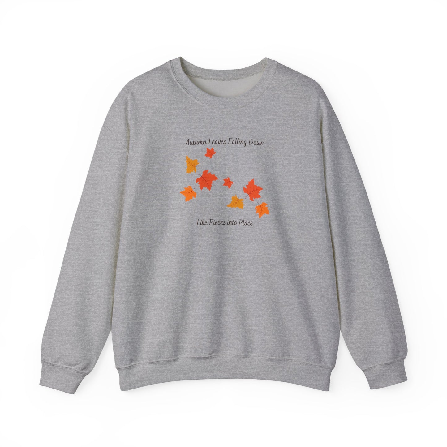 Autumn Leaves Falling Down Crewneck Sweatshirt