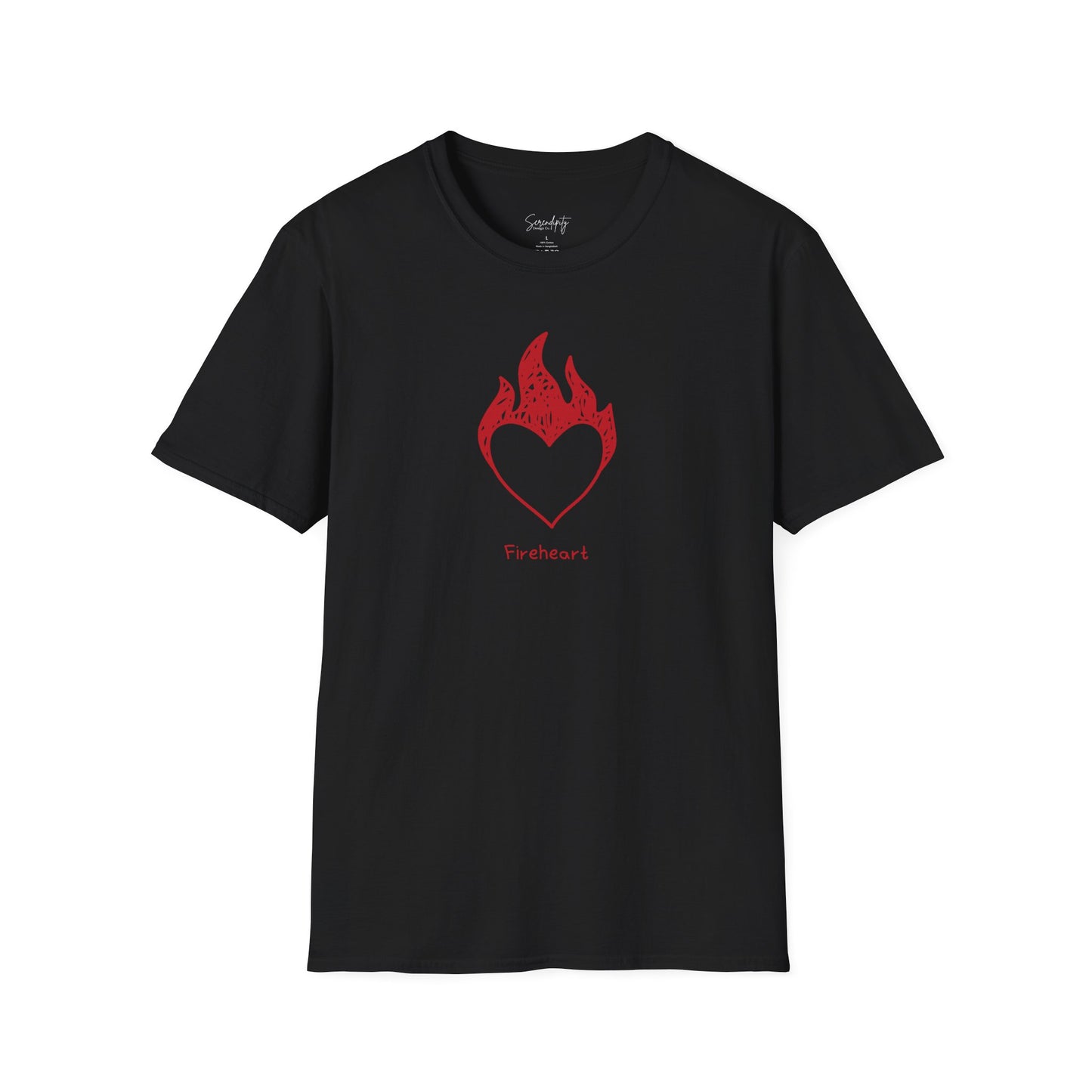 Fireheart Hand-drawn Soft Style Tee